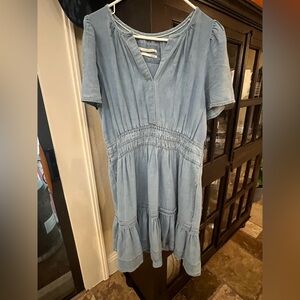 Anthropologie Somerset Mini light wash denim-size M